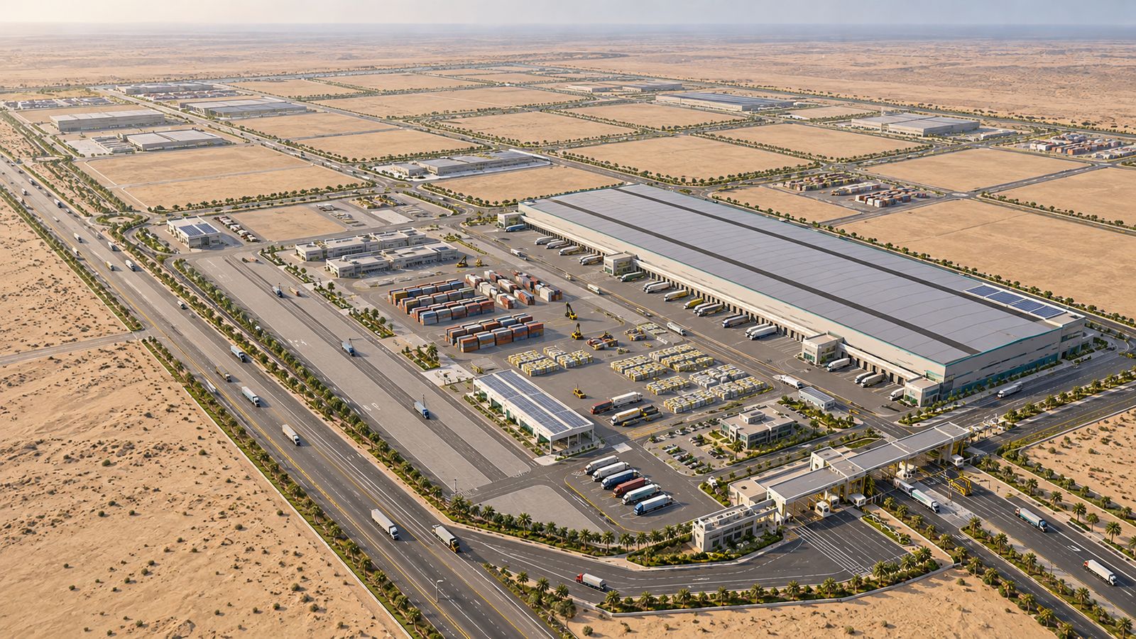 Salloum Logistics Park · concept visualisation